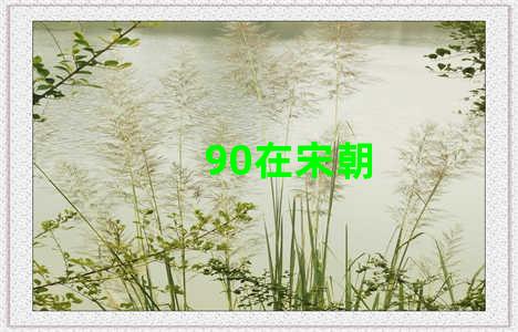 90在宋朝